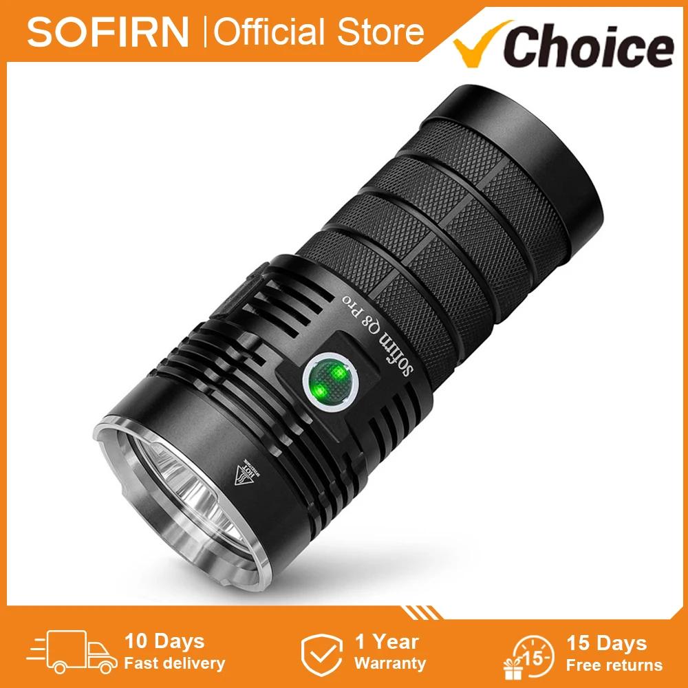Sofirn Q8  11000  18650  , USB C  ȵθ 2 UI ġ,  , 4 * XHP50.2 LED
